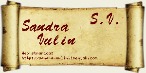 Sandra Vulin vizit kartica